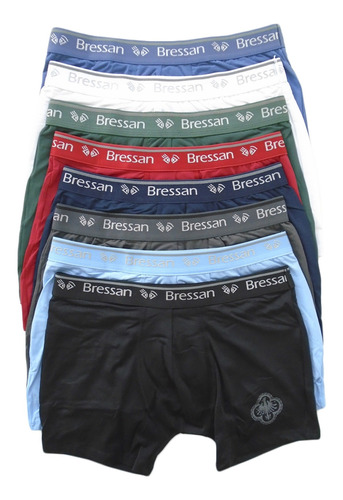 Cueca Boxer Microfibra Bressan Plus Size Kit Com 4 Cuecas.