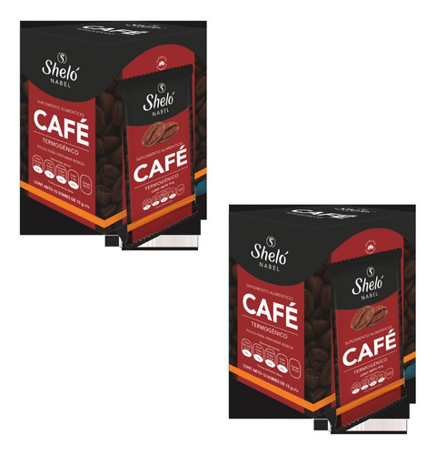 2 Pack Café Termogénico Shelo