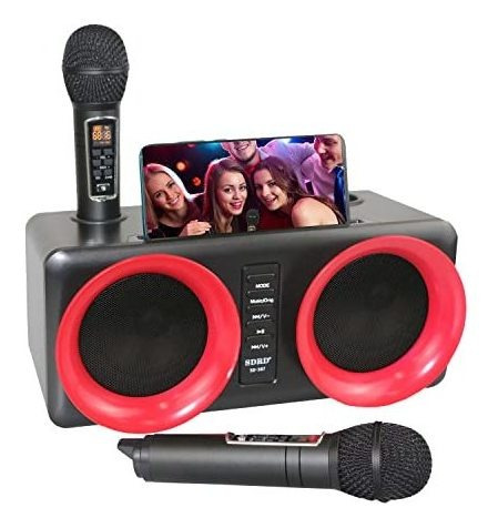 Máquina De Karaoke Portátil Bluetooth Pa Speaker System Rech