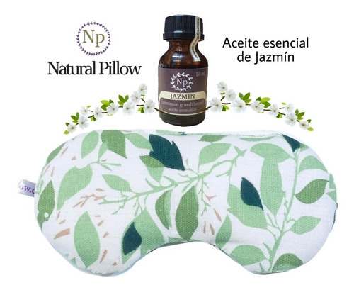 Imagen 2 de 2 de 1 Antifaz Térmica Semillas +1 Aceite Esencial Aromaterapia