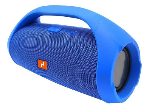 Parlante Bluetooth Portátil Inalambrico Manija Agua Noga 673 Color Azul