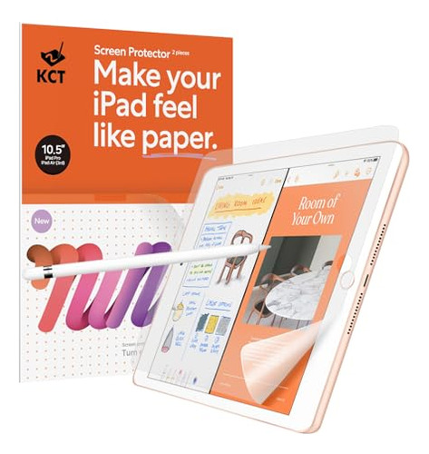 Kct 2 Pack Paperfeel Screen Protector Compatible Con iPad Ai