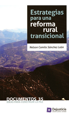 Libro Estrategias Para Una Reforma Rural Transicional