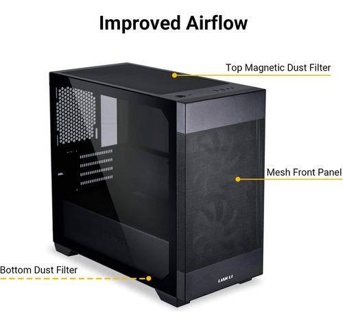 Case De Pc Micro Atx Lian Li Li High Atx, Caja De Computador