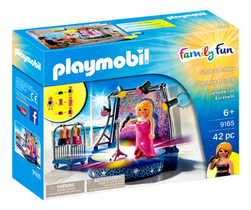  Playmobil 9165  Cantante Con Escensrio Juguete City Life