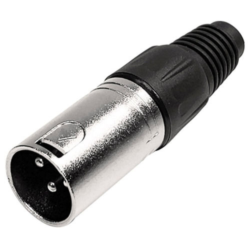 Lidge Ficha Canon Macho Xlr 3 Dmx Conector Tipo Neutrik