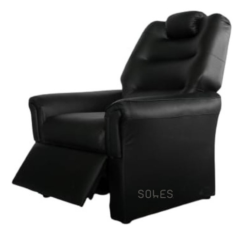 Sillon Relax Poltrona Reclinable Cama Tapizado Ecocuero