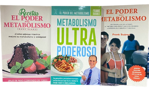El Poder Del Metabolismo (3 Libros) + Envio Gratis
