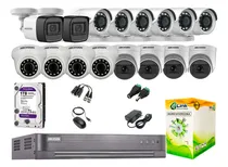Comprar Cámaras Seguridad Kit 16 Full Hd Hikvision 6 Camaras Audio