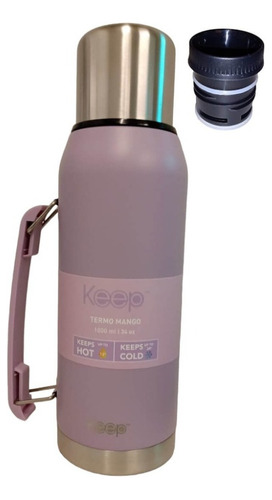 Termo Mate Classic Con Mango 1 Litro Keep Colores Matero