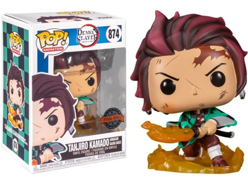 Funko Pop! - Demon Slayer - Tanjiro Kamado #874 - Esp. Edi.