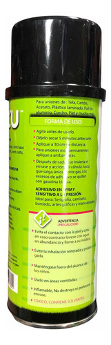 Pegamento Adhesivo En Spray 380ml Montaje Textil Serigrafía