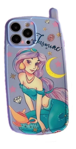 Funda Princesas Para iPhone + Mica De Cristal