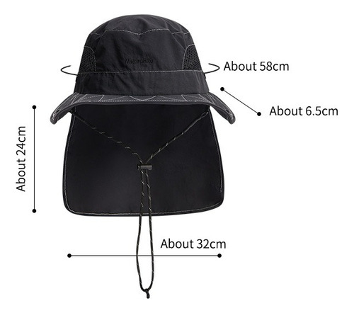 Sombrero Para Sol Unisex Con Protección Solar Upf50+ Ligero