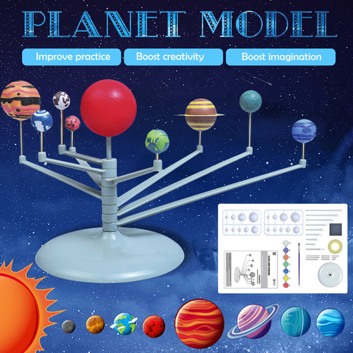 Planetario J Diy Modelo Del Sistema Solar De Nueve Planetas