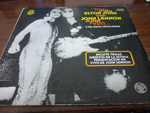 Elton John Lennon Muscle Shoals Horn Vivo Vinilo Argentino