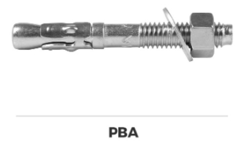 Chumbador Parabolt Pba 1/2x2.3/4 C/ Porca E Arruela 100 Un.