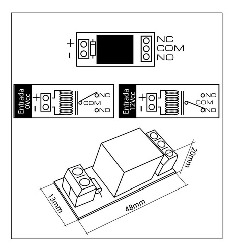 Imagen 6 de 6 de Placa Plaqueta Relay Inversor Universal 12v Accesos Cronos