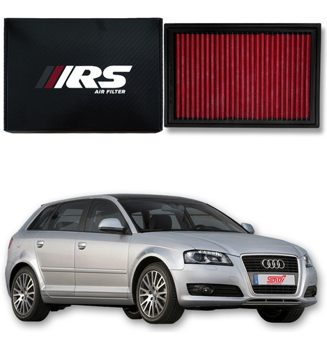 Filtro Ar Esportivo Inbox Rs Audi A3 Sportback 1.6 8v 2007