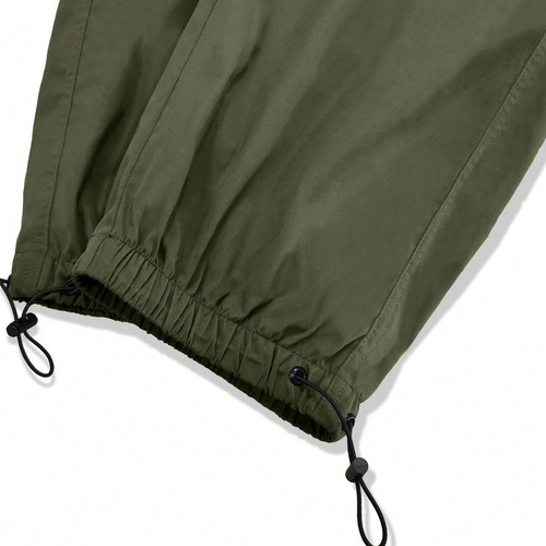 Pantalones Para Hombre Con Cintura Elástica Con Cordón Y Bol