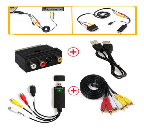 Usb 2. Adaptadores De Dispositivo Vhs Vcr Tv A Dvd Conversor