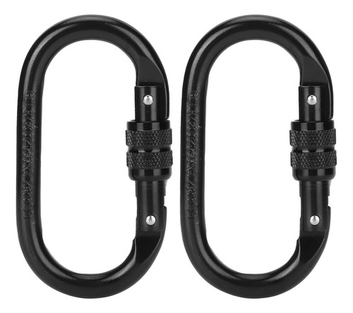 Mosqueton De Escalada 25kn Para Aparejos Cuerdas 2pcs