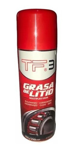 Lubricante Grasa De Litio Aerosol Tf3