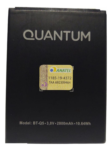 Bateira Quantum Bt-q5 Muv 2800mah Original Pronta Entrega