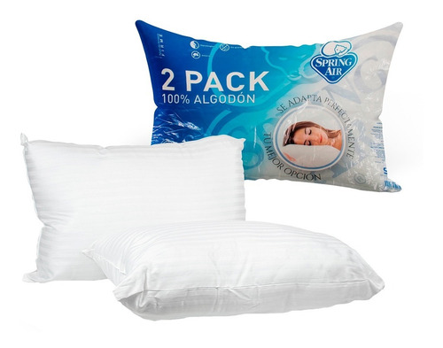 Almohada Spring Air  2 Pack Algodón 