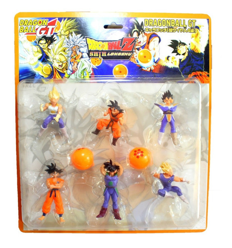 6 Muñecos Dragon Ball Z Goku Figuras Juguete Niño