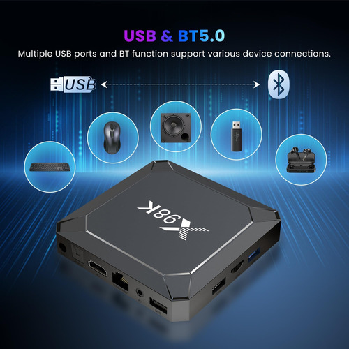 Sidiwen Android 130 Tv Box, X98k Android Tv Box 2 Gb Ram De