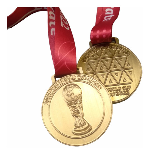 Medalla Campeones Del Mundo Qatar 2022 Mundial Oro