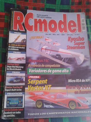 Rc Model Aero Nro 245 Año 2001 Envios Mar Del Plata