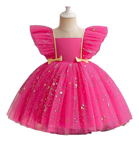 Vestido De Bebé Rosa Barbie