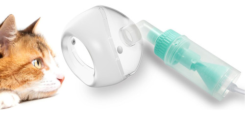 Copa Nebulizadora Y Máscara Inhaladora Acostada Para Gatos