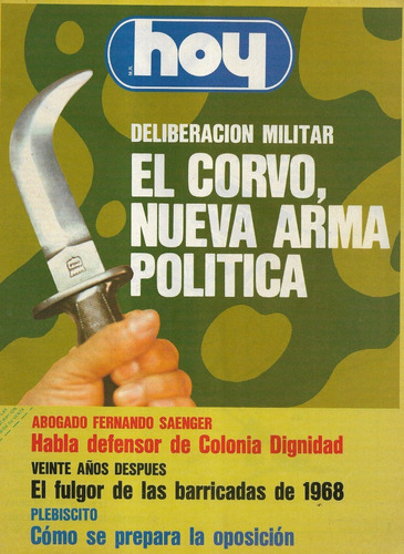 Revista Hoy 560 / 17 Abril 1988 / Deliberación Militar