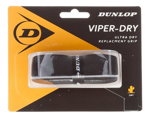 Grip Tenis Viper Dry Dunlop Super Seco Negro