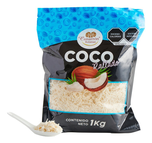 Coco Rallado Natural 1kg - Cimarron Botanas