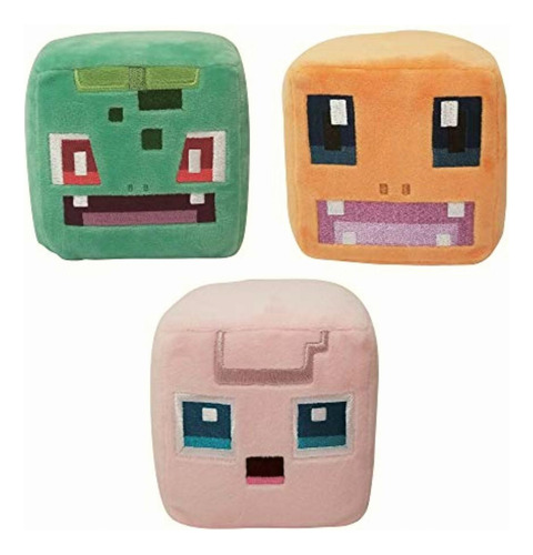 Pokemon Quest Plush Paquete De 3 Unidades, Con Charmander,