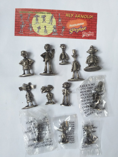 Colección Completa Figuras- Hey Arnold - Ricolino Sorpresa (Usado)