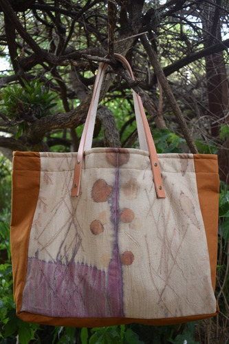 Imagen 8 de 10 de Bolsos, Carteras Ecoprint(impresión Botánica)