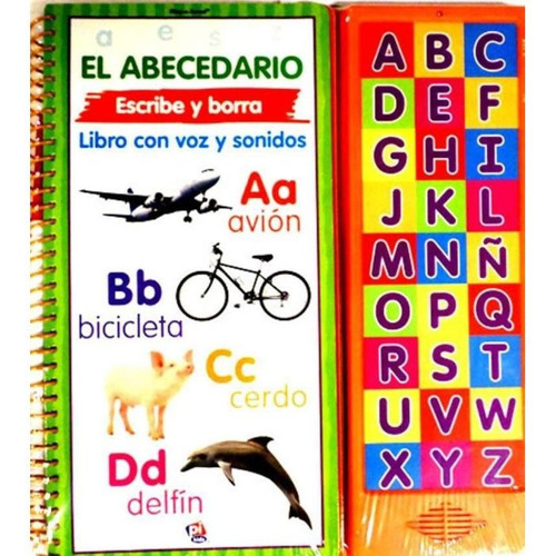 Libro El Abecedario Escribe Y Borra Voz Y Sonido