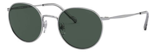 Gafas De Sol Vogue Eyewear Hombre Montura Plata, Lentes 51mm