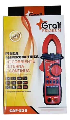 Pinza Amperométrica De Corriente Alterna Y Continua True Rms