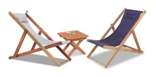 Imagen 5 de 10 de Reposera De Madera Eucaplitus Lona Plegable Ideal Para Jardin Patio Pileta Playa Lona Extraible Y Lavable