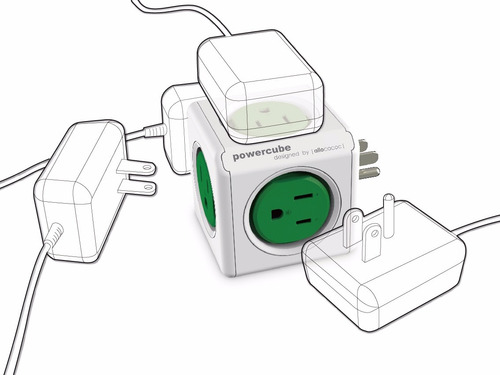 Imagen 3 de 4 de Multicontactos Y Supresor De Picos Powercube Original 4100
