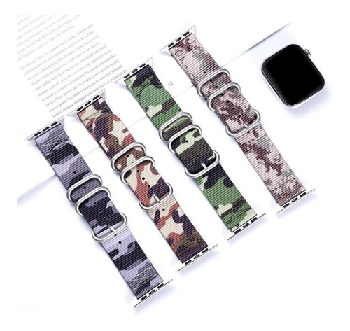Correa Camuflaje Para Apple Watch Hombre Caballero Rudo Dama