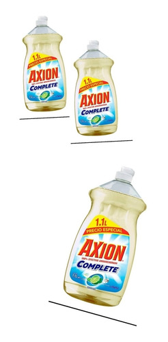 Lavatrastes Líquido Axion Complete Tricloro 1.1l 3pzas (Usado)