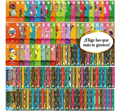 60 Tarjetas Nfc Amiibo - Animal Crossing + Empaque Oficial
