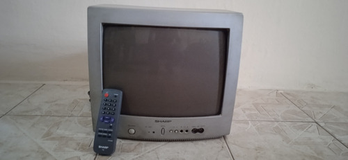 Televisor De 14  Sharp Con Control